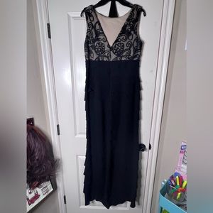 Black formal dress . Worn one time